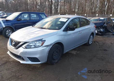 2018 Nissan Sentra S z USA, uszkodzony, nr VIN 3N1AB7APXJY292950